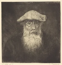 Selvportræt (Camille Pissarro, alene)