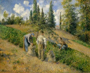 Høsten, Pontoise Høsten, Pontoise, 1881.