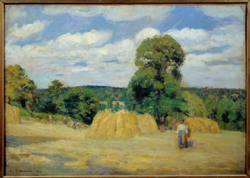 Høsten i Montfoucault i Mayenne Maleri af Camille Pissarro (1830-1903) 1876 Søn. 0,65x0,92 m Paris, musee d