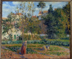 Køkkenhave ved Eremitagen, Pontoise, 1879, mål 0,55 x 0,65 m, Paris, Musée d