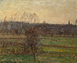 Udsigt over Bazincourt, vinter