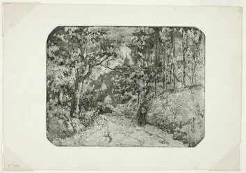 Wooded Lane ved Pontoise