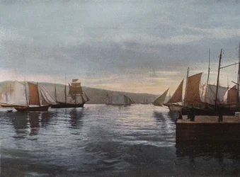 En tåget morgen i havnen, St John