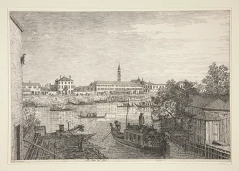 Ale Porte del Dolo (At the Locks of Dolo), fra serien Vedute (Views)