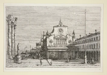 Imaginary View of S. Giacomo Di Rialto, fra serien Vedute (Views)