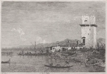 La Torre di Malghera (The Tower of Malghera), fra serien Vedute (Views)