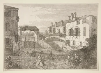 Le Porte del Dolo (The Locks of Dolo), fra serien Vedute (Views)