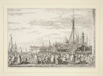 The Market on the Molo, fra serien Vedute (Views)