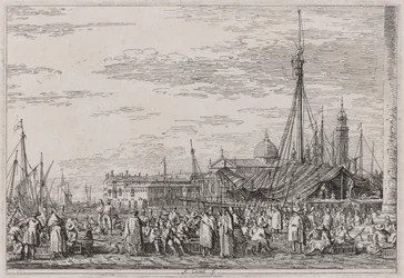 The Market on the Molo, fra serien Vedute (Views)