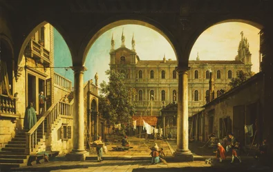 En Capriccio af Scuola di San Marco, Venedig, fra Palazzo Grifalconi-Loredan,