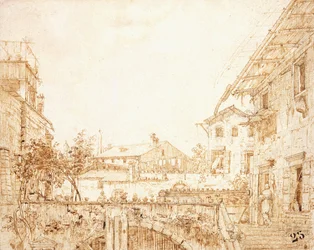 Udsigt over en terrasse i Padova,