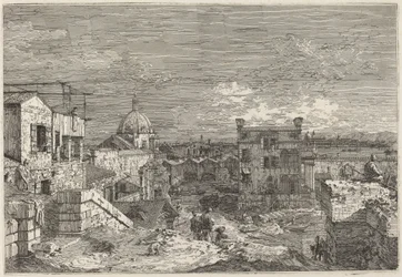 Imaginær udsigt over Venedig, 1741.