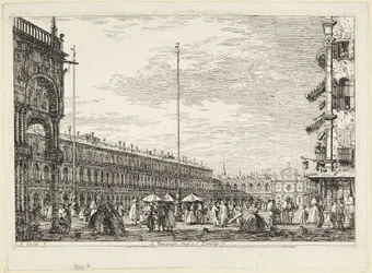 Piazza San Marco med Procuratie Nuove og San Geminiano