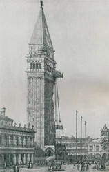Reparation af Campanile, 1746-1756, 1925.