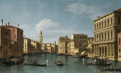 Canal Grande, Venedig, set mod nordvest fra Ca
