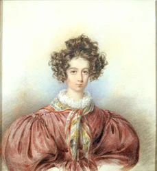 Portræt af George Sand, 1830.
