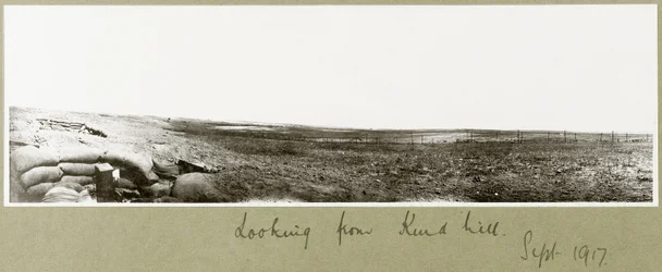 Set fra Kurd Hill, september 1917