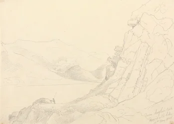 Fra Anglers Rock, Ennerdale Lake, 10. maj 1836