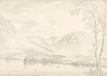 En del af Mellbreak over Crummock Lake, 1. august, 1835