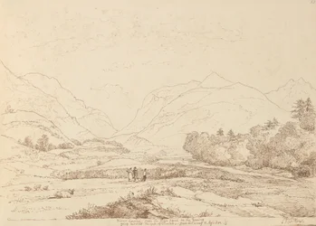 River Laune fra High Road fra Killarney & Aghadoe, 6. september 1841