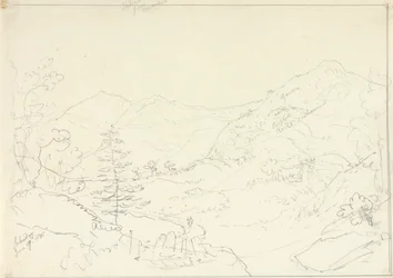 Skiddaw fra Borrowdale, lørdag den 27. juni, 1835