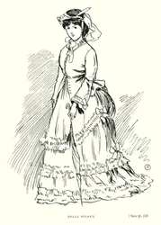 Dickens karakter: Bella Wilfer (litho)