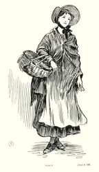 Dickens karakter: Nancy (litho)
