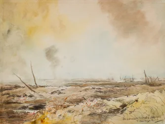 Vores fremskridt til (La) Boiselle - juli 1916.