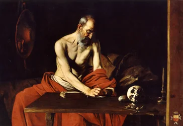 Sankt Hieronymus skriver