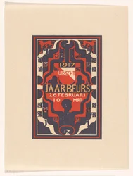 Annoncering til messe Utrecht 1917