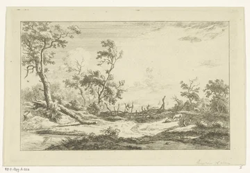 Jæger i et landskab Landskaber (A-F) (serietitel)