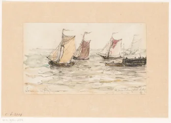 Sejlende fiskefartøjer på Schelde