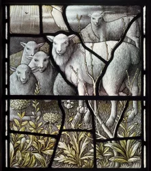 Over Wyresdale, Christ Church, Shrigley & Hunt (1873-1982), Carl Almquist, The Shepherds Church, Shepherding, Sheep, 18