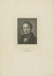 Portræt af kemikeren Justus von Liebig, ca. 1840.