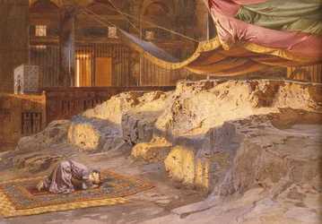 Inde i klippekuplen, 1864