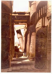 Ruiner af Karnak-templet, 1874