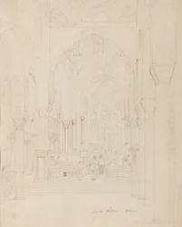 Sicilien: Palatinerkapellet, Palermo, ca. 1850