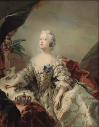 Louise af Storbritannien 1724-1751, dronning af Danmark, 1747.
