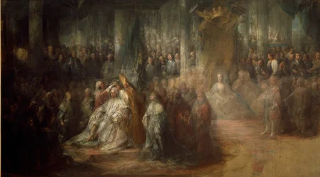 Kroningen af Sveriges kong Gustav 3. (1746-92)
