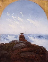 Vandrer på bjergtoppen, 1818