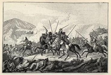 General Vandammes tilfangetagelse i slaget ved Kulm den 30. august 1813.