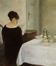 Brevet (olie på lærred)