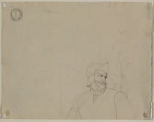 Soldat i et landskab (verso)