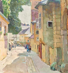 den dr Seipel Street i Mödling