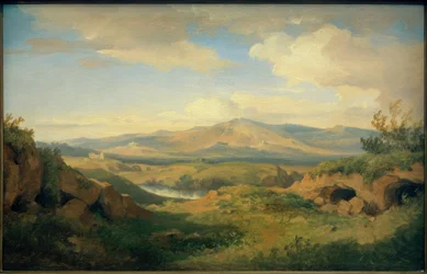 C. Morgenstern, udsigt over Cervara-grotterne ...