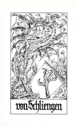 Familien von Schliengerns våbenskjold (litografi)
