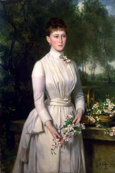 Portræt af storhertuginde Elizaveta Fyodorovna