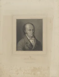 Portræt af forfatteren Jean Paul 1763-1825, ca. 1830-1840.