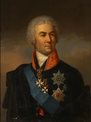 Portræt af grev Pyotr Zavadovsky 17391812, 1849