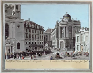 Michaelsplatz mod K.K. Rideskole